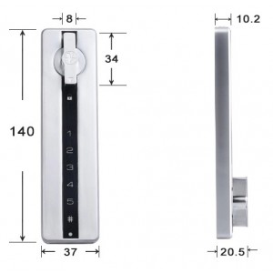 Serrure pour vestiaire et casier consigne